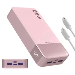 65W Portable Charger for Laptop Power Bank 20000mAh | USB C Laptop Power Bank Fast Charging Battery Pack for Laptop MacBook Dell XPS iPhone 17/16/15/14 Series Samsung and More 65W Portable Charger for Laptop Power Bank 20000mAh | USB C Laptop Power Bank Fast Charging Battery Pack for Laptop MacBook Dell XPS iPhone 17/16/15/14 Series Samsung and More