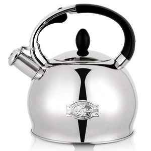 Whistling Tea Kettle, 2.7QT Food-Grade Steel Teapot, SILVER | Tea Pot for Stove with Ergonomic Handle, With 1 Silicone Pinch Mitt, for Induction, Gas, Electric, Radiant Cooktops Whistling Tea Kettle, 2.7QT Food-Grade Steel Teapot, SILVER | Tea Pot for Stove with Ergonomic Handle, With 1 Silicone Pinch Mitt, for Induction, Gas, Electric, Radiant Cooktops