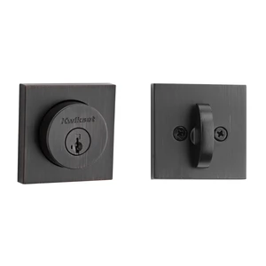 Halifax Deadbolt Lock, Venetian Bronze Square Exterior Keyed Front Entry Door, Pick Resistant SmartKey Rekey Security, Single Cylinder Dead Bolt, with Microban Protection Halifax Deadbolt Lock, Venetian Bronze Square Exterior Keyed Front Entry Door, Pick Resistant SmartKey Rekey Security, Single Cylinder Dead Bolt, with Microban Protection