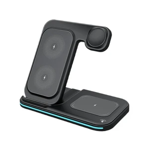 Mobile Phone, Headset, Watch, Multi-Function Folding Bracket, Three-in-one Wireless Charger, Suitable for Apple and Android Mobile Phone, Headset, Watch, Multi-Function Folding Bracket, Three-in-one Wireless Charger, Suitable for Apple and Android