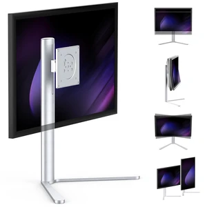 Aluminum VESA Monitor Stand for Monitor Weight 7.7-11 lb, 24-27 | One Hand Adjustable Height, Tilt, Swivel, Computer Screens VESA 75x75/100x100 (Please Confirm the MonitorWeight Specs) Aluminum VESA Monitor Stand for Monitor Weight 7.7-11 lb, 24-27 | One Hand Adjustable Height, Tilt, Swivel, Computer Screens VESA 75x75/100x100 (Please Confirm the MonitorWeight Specs)