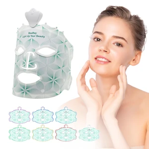 Red Light Therapy Mask for Face Non-Medical LED Light Device for Skin Care & Healthy Glow Home Use Facial Mask with Adjustable Fit Comfortable Reusable Design (Flower Green) Red Light Therapy Mask for Face Non-Medical LED Light Device for Skin Care & Healthy Glow Home Use Facial Mask with Adjustable Fit Comfortable Reusable Design (Flower Green)