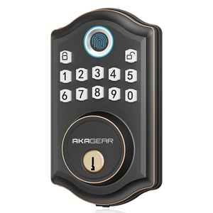 DS10 Keyless Entry Door Lock with Fingerprint, Oil Rubbed Bronze | Smart Lock for Front Door, Electronic Keypad Deadbolt, Biometric Unlock, Passcode Unlock, 2 Key, Auto Lock, Easy Install DS10 Keyless Entry Door Lock with Fingerprint, Oil Rubbed Bronze | Smart Lock for Front Door, Electronic Keypad Deadbolt, Biometric Unlock, Passcode Unlock, 2 Key, Auto Lock, Easy Install