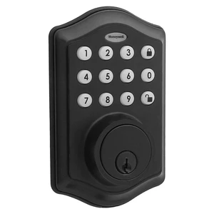 Electronic Entry Deadbolt Door Lock, Matte Black, 8712509 Electronic Entry Deadbolt Door Lock, Matte Black, 8712509