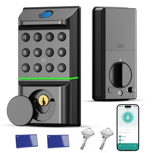 D9 Smart Door Lock Keyless Entry Fingerprint Deadbolt | with Keypad and App, for Front Door, Digital Door Lock, 100 Fingerprint and 254 Password Storage D9 Smart Door Lock Keyless Entry Fingerprint Deadbolt | with Keypad and App, for Front Door, Digital Door Lock, 100 Fingerprint and 254 Password Storage