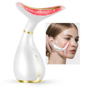 Red Light Facial Massager, Skin Care Tools for Face & Neck Beauty Device, 3 in 1 Face Massager Tool with LED, Thermal, Vibration, Tightenings, Rejuvenation for Women Red Light Facial Massager, Skin Care Tools for Face & Neck Beauty Device, 3 in 1 Face Massager Tool with LED, Thermal, Vibration, Tightenings, Rejuvenation for Women