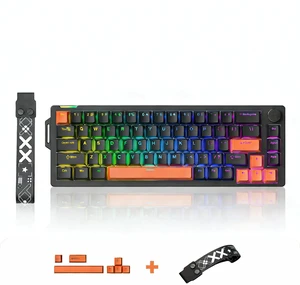 x FURYCUBE 68% Mechanical Gaming Keyboard with RGB Backlit, Wired Keyboard Volume Knob Gasket Mount with PBT Keycaps,Pre-lubed Linear Switches, Hot-Swap Creamy Keyboard, for FPS Games x FURYCUBE 68% Mechanical Gaming Keyboard with RGB Backlit, Wired Keyboard Volume Knob Gasket Mount with PBT Keycaps,Pre-lubed Linear Switches, Hot-Swap Creamy Keyboard, for FPS Games
