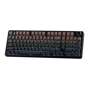 Aula F99 PRO 96% Mechanical Gaming Keyboard, BT5.0/USB-C/2.4GHz | Wireless Custom Keyboard w/ 8000mAH Battery, Creamy Gasket, Hot Swappable, Rotary Knob, RGB Backlit for Win/Mac (Grey) Aula F99 PRO 96% Mechanical Gaming Keyboard, BT5.0/USB-C/2.4GHz | Wireless Custom Keyboard w/ 8000mAH Battery, Creamy Gasket, Hot Swappable, Rotary Knob, RGB Backlit for Win/Mac (Grey)