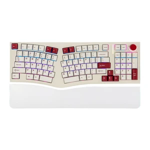Feker Alice98 Ergonomic 98 Keys Custom Mechanical Keyboard | VIA Programmable, USB-C Wired Gaming Keyboard, Hot Swappable, 5 Layer Paddings, Control Knob, NKRO, RGB for Win/Mac (Beige) Feker Alice98 Ergonomic 98 Keys Custom Mechanical Keyboard | VIA Programmable, USB-C Wired Gaming Keyboard, Hot Swappable, 5 Layer Paddings, Control Knob, NKRO, RGB for Win/Mac (Beige)