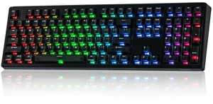 HE108 Wireless Gaming Keyboard, 8K Polling & 10000mAh, SOCD & DKS | Full-Sized Hall Effect Keyboard with Rapid Triggering, Custom Driver, RGB Backlit, PBT Keycap (Black) HE108 Wireless Gaming Keyboard, 8K Polling & 10000mAh, SOCD & DKS | Full-Sized Hall Effect Keyboard with Rapid Triggering, Custom Driver, RGB Backlit, PBT Keycap (Black)
