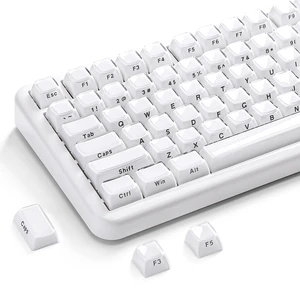 Jelly 113 Keys OEM PBT Laser-Etched Keycaps (White, OEM Profile) | Jelly Keycaps for Durable, Clear Prints, PBT material, Compatible with 65%/75%/96%/Full Size MX Switches Mechanical Keyboard Jelly 113 Keys OEM PBT Laser-Etched Keycaps (White, OEM Profile) | Jelly Keycaps for Durable, Clear Prints, PBT material, Compatible with 65%/75%/96%/Full Size MX Switches Mechanical Keyboard