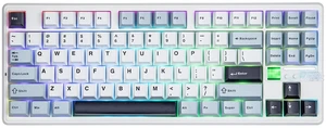 Aula F87 PRO V2 Wireless Gaming Keyboard with 10000mAh Battery, 8K Polling, SOCD/MT/TGL, BT/2.4GHz/Wired, Hot Swap TKL Mechanical Keyboard with Creamy Gasket, RGB Backlit (White Blue) Aula F87 PRO V2 Wireless Gaming Keyboard with 10000mAh Battery, 8K Polling, SOCD/MT/TGL, BT/2.4GHz/Wired, Hot Swap TKL Mechanical Keyboard with Creamy Gasket, RGB Backlit (White Blue)