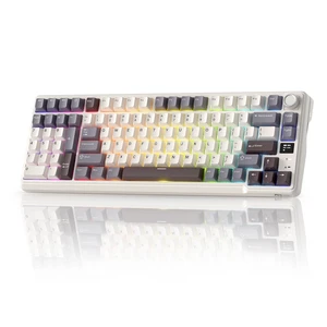 L98 Wireless Mechanical Keyboard w/Southpaw Numpad | Left Handed Gasket Gaming Keyboard w/ Knob & Display, Hot Swappable Wireless Keyboard BT/2.4G/USB-C, Massive 8000mAh Battery L98 Wireless Mechanical Keyboard w/Southpaw Numpad | Left Handed Gasket Gaming Keyboard w/ Knob & Display, Hot Swappable Wireless Keyboard BT/2.4G/USB-C, Massive 8000mAh Battery