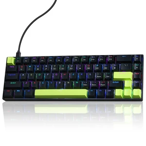 68% Mechanical Gaming Keyboard with Customizable Lighting RGB Backlit, Pre-lubed Switches, USB-A Connectivity, Perfect for Gaming and Business, PC (Black) 68% Mechanical Gaming Keyboard with Customizable Lighting RGB Backlit, Pre-lubed Switches, USB-A Connectivity, Perfect for Gaming and Business, PC (Black)