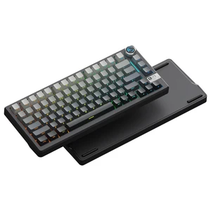 KI75 Wireless Gaming Keyboard, 75% Mechanical Aluminum Keyboard | Hot-swap Gasket Mount Creamy Keyboad with Knob, Tri-Mode BT/USB-C/2.4GHz, Thocky Custom RGB Backlit Keyboard for PC/Laptop KI75 Wireless Gaming Keyboard, 75% Mechanical Aluminum Keyboard | Hot-swap Gasket Mount Creamy Keyboad with Knob, Tri-Mode BT/USB-C/2.4GHz, Thocky Custom RGB Backlit Keyboard for PC/Laptop