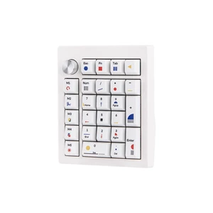 TH26 Wireless Mechanical Numpad with 5 Macro Keys, BT/2.4G/USB-C | Programmable Knob, Hot-Swappable, Pre-lubed Switch, RGB, PBT Keycaps, Gasket Number Pad for PC/Laptop/Mac (Creamy Jade) TH26 Wireless Mechanical Numpad with 5 Macro Keys, BT/2.4G/USB-C | Programmable Knob, Hot-Swappable, Pre-lubed Switch, RGB, PBT Keycaps, Gasket Number Pad for PC/Laptop/Mac (Creamy Jade)