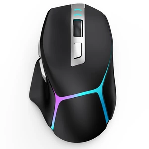 Bluetooth Wireless Gaming Mouse,12500 DPI RGB Ergonomic Mouse with Tri-Mode (2.4G/USB-C/Wired), Rechargeable Gamer Mice for Computer, Mac, iPad, Laptop & PC (Black) Bluetooth Wireless Gaming Mouse,12500 DPI RGB Ergonomic Mouse with Tri-Mode (2.4G/USB-C/Wired), Rechargeable Gamer Mice for Computer, Mac, iPad, Laptop & PC (Black)