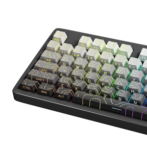 133 Aesthetic Topographic PBT Keycaps, No Tearing, Never Fade & Non-Slip, Modern RGB Backlit Gray-to-Black Gradient Keycaps for Mechanical Keyboard - Ergonomic (Doubleshot, Fit for All MX Layout) 133 Aesthetic Topographic PBT Keycaps, No Tearing, Never Fade & Non-Slip, Modern RGB Backlit Gray-to-Black Gradient Keycaps for Mechanical Keyboard - Ergonomic (Doubleshot, Fit for All MX Layout)