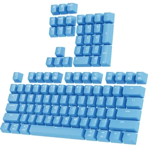 Double Shot PBT Shine-Through Keycap Set - 104/105-Key OEM Profile forRGB Mechanical Keyboards -MX Switch Compatible - Full Size ANSl Layout - Blue Double Shot PBT Shine-Through Keycap Set - 104/105-Key OEM Profile forRGB Mechanical Keyboards -MX Switch Compatible - Full Size ANSl Layout - Blue