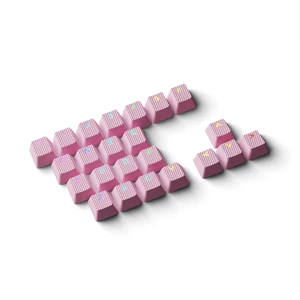 Rubber Backlit Doublesht Keycap Set | OEM Profile for Mechanical Keyboard (23 Keys, Prism Pink) Rubber Backlit Doublesht Keycap Set | OEM Profile for Mechanical Keyboard (23 Keys, Prism Pink)