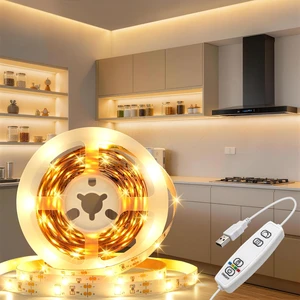 16.4ft 150 LEDs Strip Lights 2700k, 8 Modes USB Cuttable Led Light Strip Dimmable, Led Tape Light for Bedroom, TV Backlight, Mirror, Kitchen Decoration 16.4ft 150 LEDs Strip Lights 2700k, 8 Modes USB Cuttable Led Light Strip Dimmable, Led Tape Light for Bedroom, TV Backlight, Mirror, Kitchen Decoration