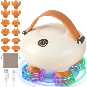 Scalp Massager, Electric Head Massager for Stress Relax | IP67 Waterproof Wet & Dry Use, 3 Modes Tangle-Free & 12 Detachable Claws, for Head Neck Body & Pets, Gift for Dad Mom Scalp Massager, Electric Head Massager for Stress Relax | IP67 Waterproof Wet & Dry Use, 3 Modes Tangle-Free & 12 Detachable Claws, for Head Neck Body & Pets, Gift for Dad Mom