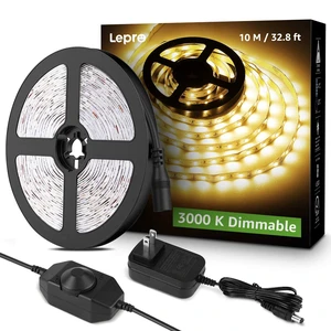 LED Strip Light, 32.8Ft Dimmable Vanity Lights, 3000K Super Bright LED Tape Lights, 420 LEDs SMD 2835, Strong 3M Adhesive, Suitable for Home, Kitchen, Under Cabinet, Bedroom, Warm White LED Strip Light, 32.8Ft Dimmable Vanity Lights, 3000K Super Bright LED Tape Lights, 420 LEDs SMD 2835, Strong 3M Adhesive, Suitable for Home, Kitchen, Under Cabinet, Bedroom, Warm White