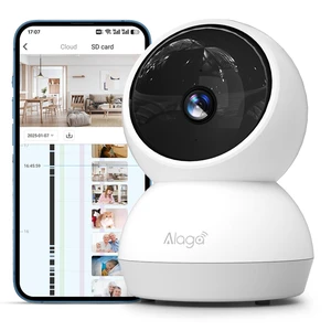 1080P Indoor Camera for Home Security, Elderly Baby Monitor | 360° Panoramic Pan-Tilt, AI Motion Detection and Tracking, 24/7 Recording, 2-Way Audio, Night Vision, and Alarm Alerts 1080P Indoor Camera for Home Security, Elderly Baby Monitor | 360° Panoramic Pan-Tilt, AI Motion Detection and Tracking, 24/7 Recording, 2-Way Audio, Night Vision, and Alarm Alerts