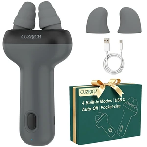 Mini Neck and Shoulder Massager, Handheld Wireless Shiatsu Massager | handheld massager with finger-like shiatsu kneading, 2 heads, 2 speeds, USB-C rechargeable and 10-min auto shut-off. Mini Neck and Shoulder Massager, Handheld Wireless Shiatsu Massager | handheld massager with finger-like shiatsu kneading, 2 heads, 2 speeds, USB-C rechargeable and 10-min auto shut-off.