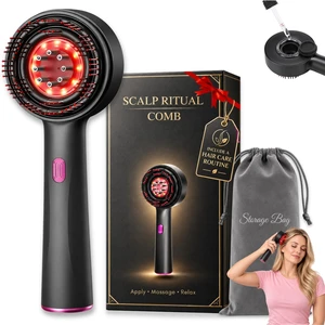 3-in-1 Electric Scalp Massager Cordless Head Massager & Hair Oil Applicator, with Easy-to-Clean Magnetic Oil Dispenser - Scalp Brush for Home & Travel, Women and Men 3-in-1 Electric Scalp Massager Cordless Head Massager & Hair Oil Applicator, with Easy-to-Clean Magnetic Oil Dispenser - Scalp Brush for Home & Travel, Women and Men