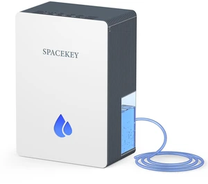 Dehumidifiers for Home, 95 OZ Water Tank Dehumidifier with Drain Hose, 1000 Sq.Ft Quiet Dehumidifiers for Bathroom Bedroom Basement RV, Timer, Auto Shut-Off, 7 Color Light, Aromatherapy, Grey & White Dehumidifiers for Home, 95 OZ Water Tank Dehumidifier with Drain Hose, 1000 Sq.Ft Quiet Dehumidifiers for Bathroom Bedroom Basement RV, Timer, Auto Shut-Off, 7 Color Light, Aromatherapy, Grey & White