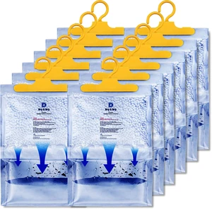 Premium Moisture Absorbers Dehumidifiers for Home, Basement, Bedroom, Small Dehumidifiers - Blue & White (Pack of 12) 14 ounce Premium Moisture Absorbers Dehumidifiers for Home, Basement, Bedroom, Small Dehumidifiers - Blue & White (Pack of 12) 14 ounce