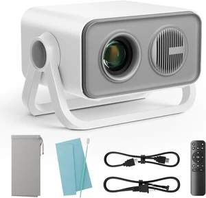 BKZ 2026 pgraded 360°Adjustable Dual Stand AI Auto Keystone Electric Focus Mini Portable Projector with Bluetooth 5.4, 1080P support Outdoor movie Projector compatible with HDMI/USB/Phone (White) BKZ 2026 pgraded 360°Adjustable Dual Stand AI Auto Keystone Electric Focus Mini Portable Projector with Bluetooth 5.4, 1080P support Outdoor movie Projector compatible with HDMI/USB/Phone (White)