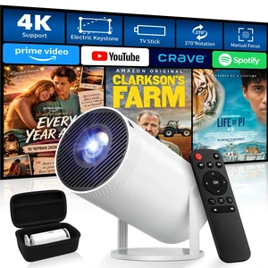 Mini Projector, Native 1080P Portable Projector with Carrying Case | 4K Support, Portable Size with Carrying Bag, Outdoor Movie Time, Indoor& Outdoor Use Mini Projector, Native 1080P Portable Projector with Carrying Case | 4K Support, Portable Size with Carrying Bag, Outdoor Movie Time, Indoor& Outdoor Use