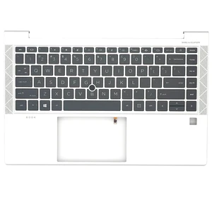 WWGTMC Palmrest with Backlit US Keyboard for HP EliteBook 840 G7 840 G8 | Upper Case Top Cover Replacement,US Layout,Silver,P/N M36312-001 WWGTMC Palmrest with Backlit US Keyboard for HP EliteBook 840 G7 840 G8 | Upper Case Top Cover Replacement,US Layout,Silver,P/N M36312-001