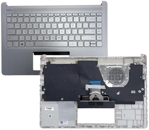 L88200-001 Replacement for Hp 14T-DQ200 14-DQ 14-FQ 14s-dq 14s-dr 14s-fq Laptop Upper case Palmrest Assembly Part with Non-Backlit US Keyboard Sliver L88200-001 Replacement for Hp 14T-DQ200 14-DQ 14-FQ 14s-dq 14s-dr 14s-fq Laptop Upper case Palmrest Assembly Part with Non-Backlit US Keyboard Sliver