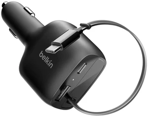 Belkin 75W USB C Car Charger, with 2.5ft. Retractable Cable | iPhone 15/16/17, Samsung Galaxy S26, AirPods, iPads, MacBook, Chromebook, Car Phone Charger Belkin 75W USB C Car Charger, with 2.5ft. Retractable Cable | iPhone 15/16/17, Samsung Galaxy S26, AirPods, iPads, MacBook, Chromebook, Car Phone Charger