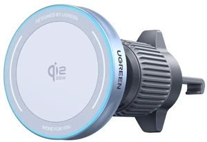 UGREEN MagFlow 25W Qi2.2 MagSafe Compatible Wireless Car Charger | Air Vent Clip and Fast Power, 360°Adjustable Car Phone Holder for iPhone 18-12 Series and More, Includes USB-C Cable UGREEN MagFlow 25W Qi2.2 MagSafe Compatible Wireless Car Charger | Air Vent Clip and Fast Power, 360°Adjustable Car Phone Holder for iPhone 18-12 Series and More, Includes USB-C Cable
