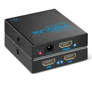 HBAVLINK HDMI Splitter - HDCP, HDR, Dolby/DTS5.1/7.1 - Compatible with Firestick 4k Max, PS3/PS5 & Elgato HD60s/x/Pro, Apple TV 4K, Retrotink, Roku soundbar, NOT for Phone (HB-SP102B-8K) HBAVLINK HDMI Splitter - HDCP, HDR, Dolby/DTS5.1/7.1 - Compatible with Firestick 4k Max, PS3/PS5 & Elgato HD60s/x/Pro, Apple TV 4K, Retrotink, Roku soundbar, NOT for Phone (HB-SP102B-8K)