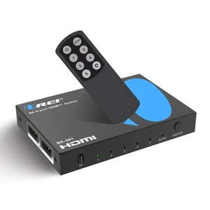 OREI 8K@60Hz 4K@120Hz HDMI 2.1 Switch 5 in 1 Out 48Gbps, HDR10+ W/Remote | Hdmi Switch with remote, 4K@240Hz with DSC, VRR, ALLM, QFT, CEC, PS5/Xbox Roku, Apple TV, Fire Stick, HDCP 2.3 Compatible OREI 8K@60Hz 4K@120Hz HDMI 2.1 Switch 5 in 1 Out 48Gbps, HDR10+ W/Remote | Hdmi Switch with remote, 4K@240Hz with DSC, VRR, ALLM, QFT, CEC, PS5/Xbox Roku, Apple TV, Fire Stick, HDCP 2.3 Compatible