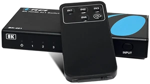 OREI 8K 4-Port HDMI 2.1 Switch, 8K@60Hz,4-in 1-Out 4K@120Hz, Auto Switch | hdmi switcher 4 in 1 out, hdmi switcher 4k 120hz, 48Gbps, HDR10, Dolby Vision, HLG, PS5/Xbox Ready OREI 8K 4-Port HDMI 2.1 Switch, 8K@60Hz,4-in 1-Out 4K@120Hz, Auto Switch | hdmi switcher 4 in 1 out, hdmi switcher 4k 120hz, 48Gbps, HDR10, Dolby Vision, HLG, PS5/Xbox Ready