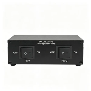 SOLUPEAK SP2 2 Zone Speaker Selector Switch Box, Passive Audio switcher SOLUPEAK SP2 2 Zone Speaker Selector Switch Box, Passive Audio switcher