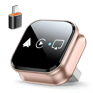 4-in-1 Wireless CarPlay Adapter & Android Auto Wireless Adapter, Converts Wired to Wireless CarPlay Dongle with AirPlay & Miracast Screen Mirroring, Plug and Play Carplay Adapter for iPhone & Android 4-in-1 Wireless CarPlay Adapter & Android Auto Wireless Adapter, Converts Wired to Wireless CarPlay Dongle with AirPlay & Miracast Screen Mirroring, Plug and Play Carplay Adapter for iPhone & Android