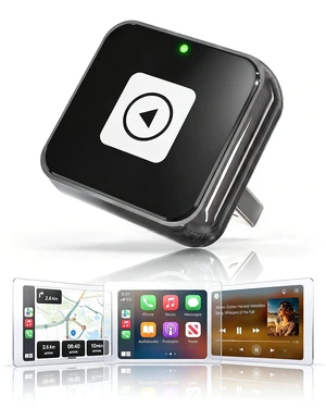 Wireless CarPlay Adapter for Apple iPhone & Android Auto Dongle | Mini USB Bluetooth Car Adapter, Wired to Wireless, Fast Auto-Connect, Easy Setup Plug and Play for Apple CarPlay/Android Wireless CarPlay Adapter for Apple iPhone & Android Auto Dongle | Mini USB Bluetooth Car Adapter, Wired to Wireless, Fast Auto-Connect, Easy Setup Plug and Play for Apple CarPlay/Android