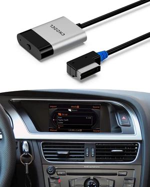 CHOOCL Bluetooth Adapter for Audi MMI 3G/3G+,Volkswagen, AMI Music Receiver | Supports Audi Concert & Symphony,aptX HD Audio, Track Display, OEM Steering Wheel Control, Compatible with iOS & Android CHOOCL Bluetooth Adapter for Audi MMI 3G/3G+,Volkswagen, AMI Music Receiver | Supports Audi Concert & Symphony,aptX HD Audio, Track Display, OEM Steering Wheel Control, Compatible with iOS & Android