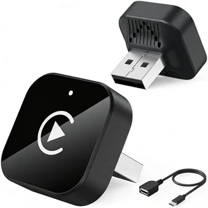 (2026 Upgraded) 2 in 1 Wireless CarPlay Adapter for Apple iPhoneAndroid | Small Size,Plug and PlayFast Use Supports 1000+ Cars Wireless Adapter for CarPlayAndroid-No Latency to Screen(Black) (2026 Upgraded) 2 in 1 Wireless CarPlay Adapter for Apple iPhoneAndroid | Small Size,Plug and PlayFast Use Supports 1000+ Cars Wireless Adapter for CarPlayAndroid-No Latency to Screen(Black)