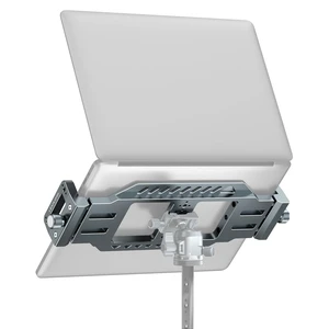 Laptop Tripod Mount with 1/4" & 3/8" Screw Holes, Arca Swiss Plate, Rubber Pad for Secure Laptop Holding Works with Tripod Head for Vertical/Horizontal Ideal for Musicians, Studio Recording Laptop Tripod Mount with 1/4" & 3/8" Screw Holes, Arca Swiss Plate, Rubber Pad for Secure Laptop Holding Works with Tripod Head for Vertical/Horizontal Ideal for Musicians, Studio Recording