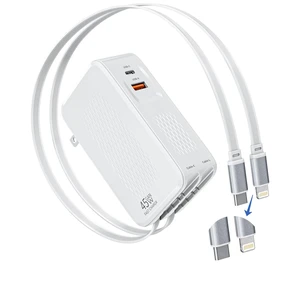 Retractable iPhone Charger Fast Charging,4 in 1 Retractable Wall Charger 45W Travel Essentials Multiport Plug Foldable Block Lightning &USB C Cables for iPhone 17Pro Max/16/15/14/13/12/11,iPad,AirPods Retractable iPhone Charger Fast Charging,4 in 1 Retractable Wall Charger 45W Travel Essentials Multiport Plug Foldable Block Lightning &USB C Cables for iPhone 17Pro Max/16/15/14/13/12/11,iPad,AirPods