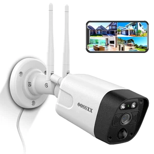 OOSSXX 5MP Security Wireless Camera System Outdoor Exterior Cameras | 130° Wide Angle, 2-Way Audio, PIR/AI Huamn Detection, Dual Antennas for 55% Longer Range WiFi, IP66, Free APP Remote Control OOSSXX 5MP Security Wireless Camera System Outdoor Exterior Cameras | 130° Wide Angle, 2-Way Audio, PIR/AI Huamn Detection, Dual Antennas for 55% Longer Range WiFi, IP66, Free APP Remote Control