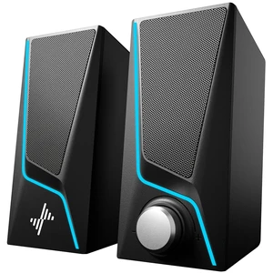 Nylavee Computer Speakers for Desktop, PC Speakers with 9 Lighting Modes | USB Powered with 3.5mm AUX, Dual Speaker Units and 2 Bass-Boost Ports for PCs, Laptops and Monitors Nylavee Computer Speakers for Desktop, PC Speakers with 9 Lighting Modes | USB Powered with 3.5mm AUX, Dual Speaker Units and 2 Bass-Boost Ports for PCs, Laptops and Monitors